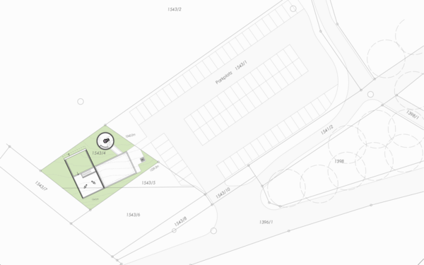 Katasterplan des Grundst&uuml;ckes